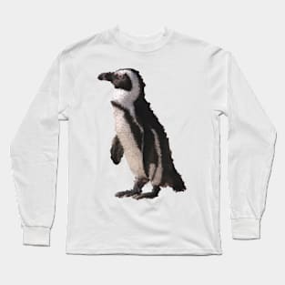 Low Poly Penguin Long Sleeve T-Shirt